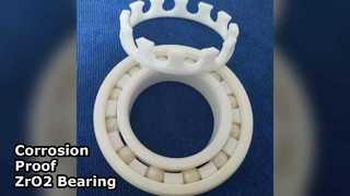 Rodamiento cerámico ZrO2 35x72x17 mm a prueba de corrosión