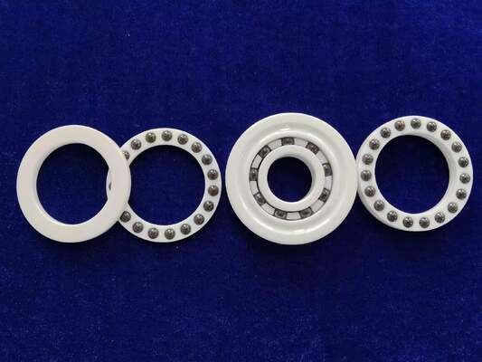 Si3n4 Ssic Zro2 Ceramic Thrust Bearing High Temperature Resistance For Industrial